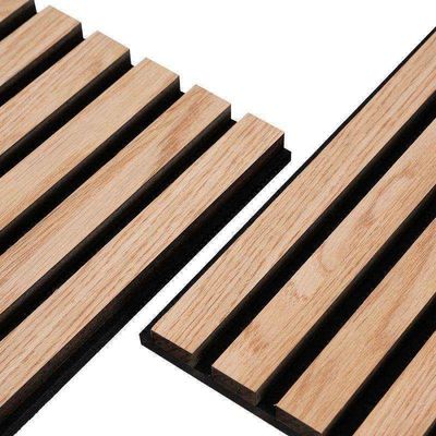 環境に優しい木製のスレット 高効率の音吸収のための音響壁パネル